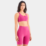 Lily 8" Seamless High-waist Short - Pink Lychee