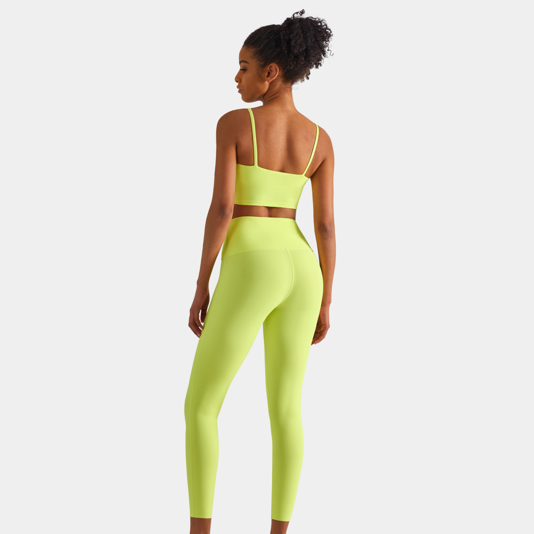 Sophia HIGH-WAIST Yoga Legging - Fluorescent Orange - WOO YOGA