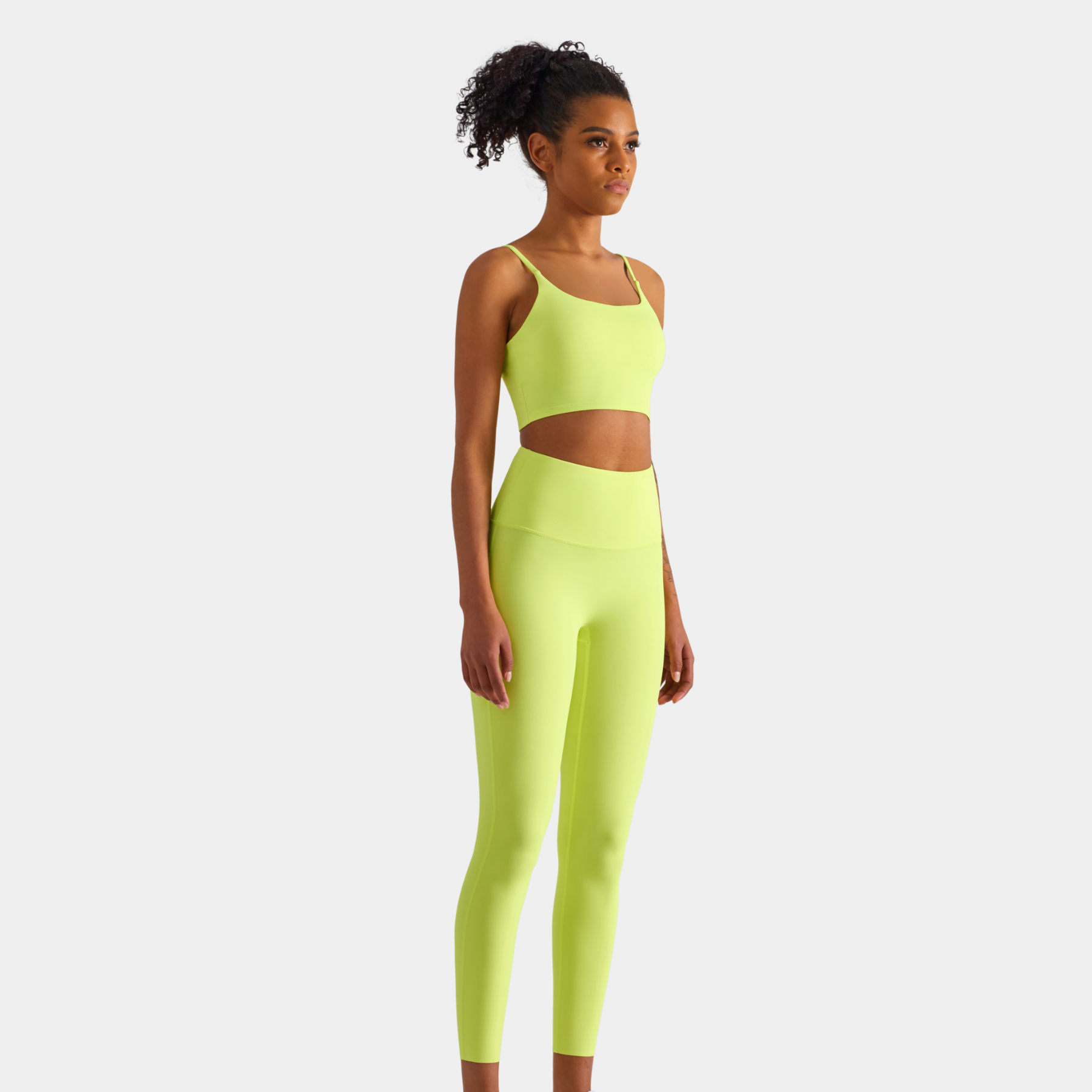 Sophia HIGH-WAIST Yoga Legging - Fluorescent Orange - WOO YOGA