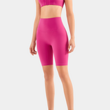 Lily 8" Seamless  High-waist Short - Pink Lychee