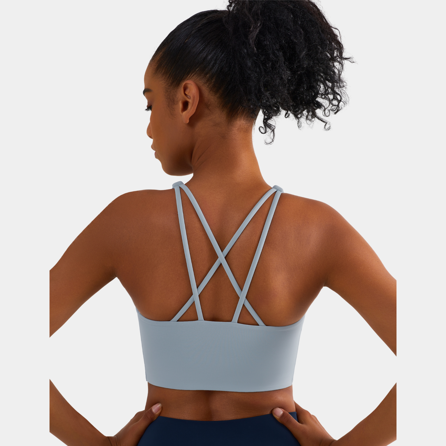 Jen Woosoft Iconic Bra - Rhino Grey - WOO YOGA