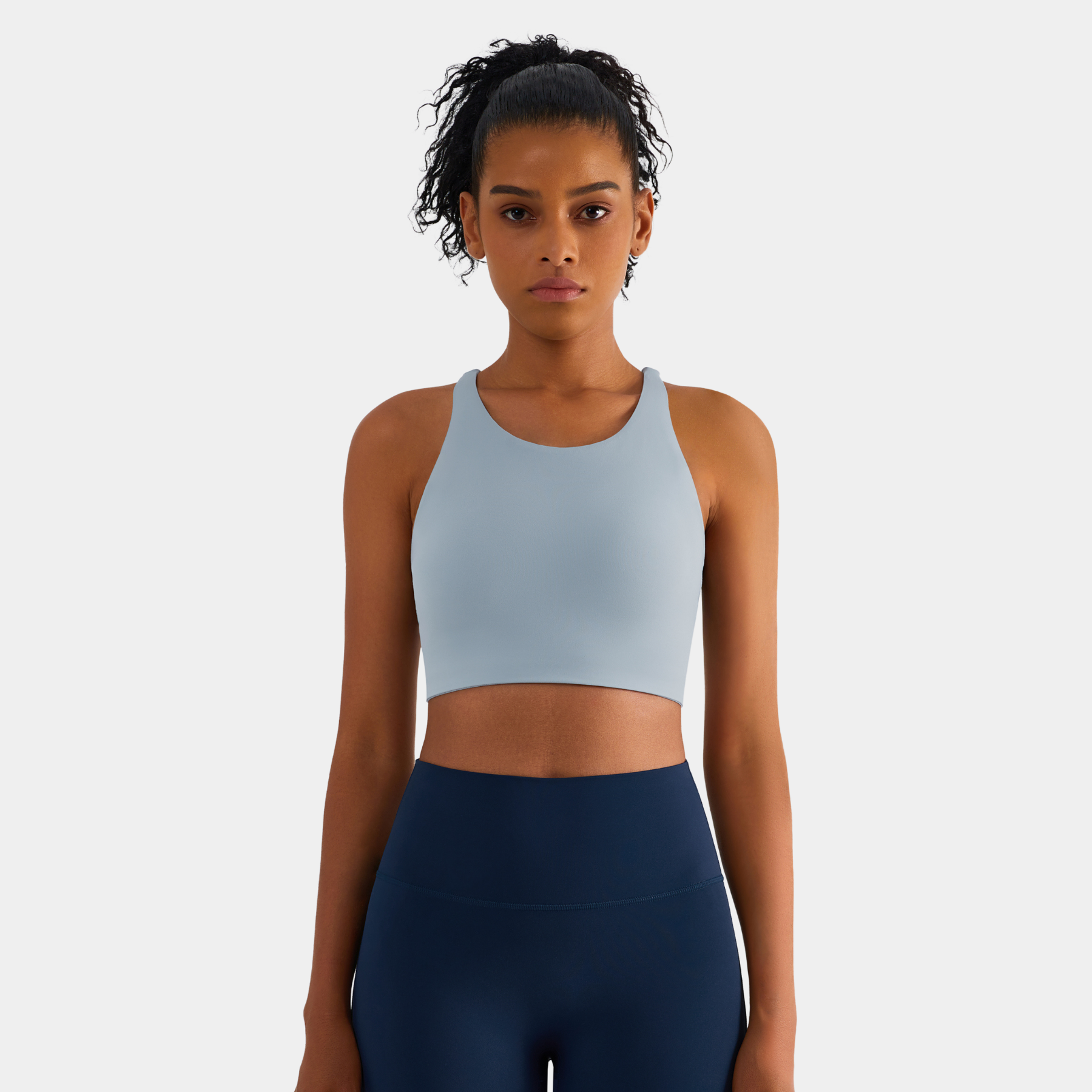 Jen Woosoft Iconic Bra - Rhino Grey - WOO YOGA