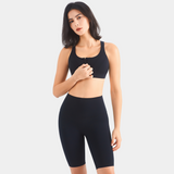 Lily 8" Seamless  High-waist Short - Black