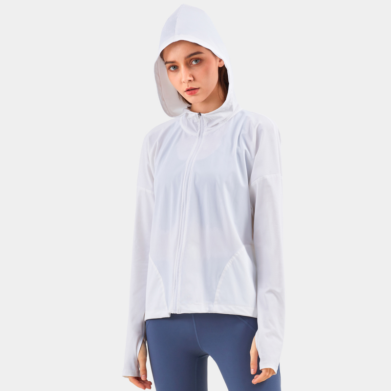 Cloud Windbreaker Jacket - White